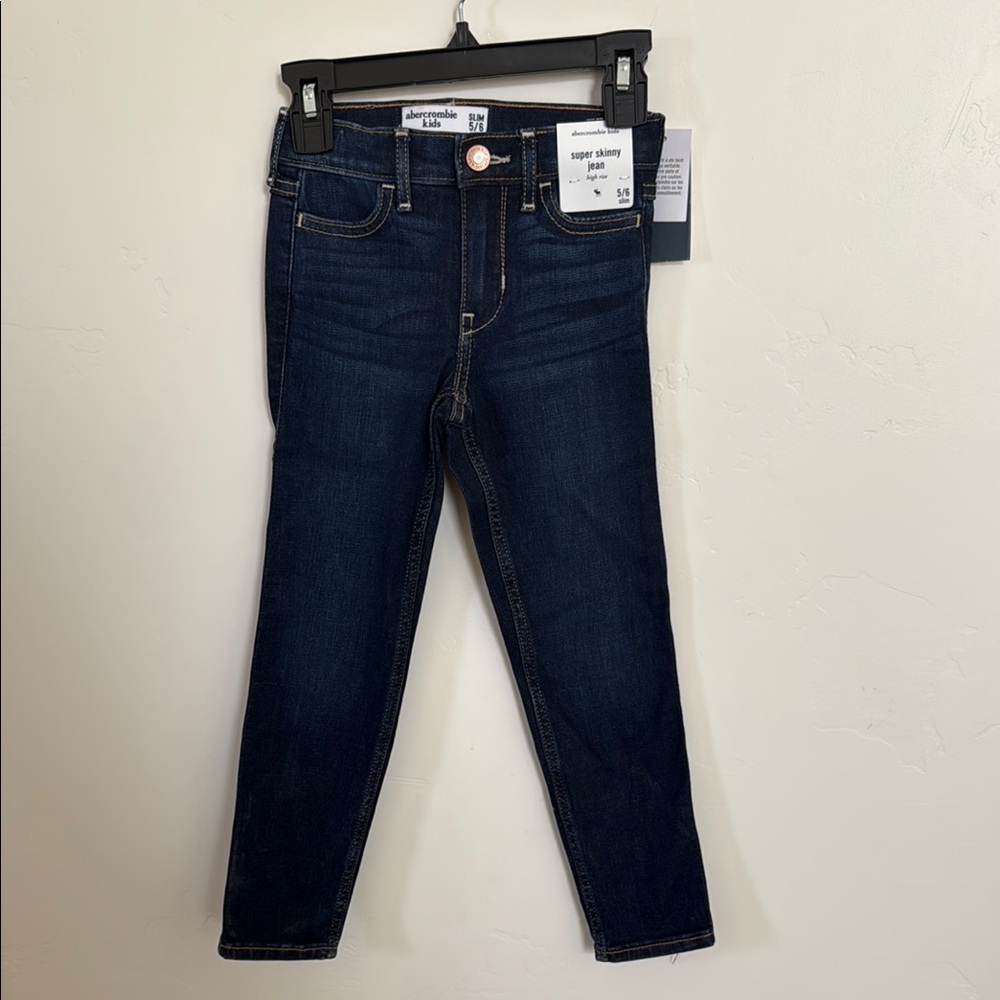 Abercrombie Kids Blue Jeans Slim Fit Tapered